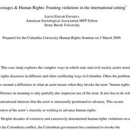 Minutes, 2009-03-05. Human ...