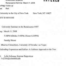 Announcements, 2008-03-11. ...