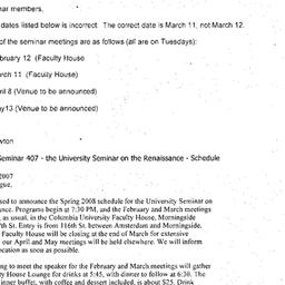 Correspondence, 2008-01-15....
