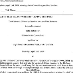 Announcements, 2009-04-02. ...