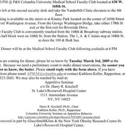 Announcements, 2009-03-05. ...