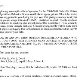 Correspondence, 2008-05-09....