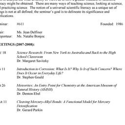 Schedules. Scientific Liter...