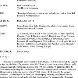 Minutes, 2008-11-17. The An...