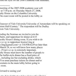 Announcements, 2008-03-27. ...