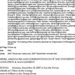 Announcements, 2007-12-10. ...