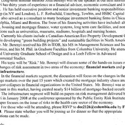 Announcements, 2008-04-14. ...