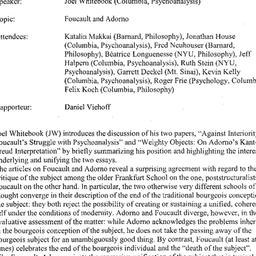 Minutes, 2006-02-27. Psycho...