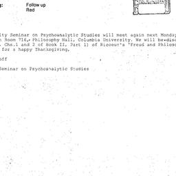 Announcements, 2007-11-26. ...