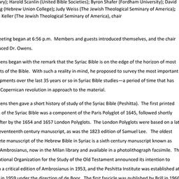 Minutes, 2009-04-22. The St...