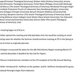 Minutes, 2008-11-12. The St...
