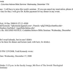 Announcements, 2008-12-17. ...