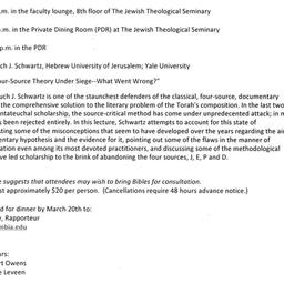 Announcements, 2009-03-25. ...