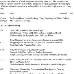 Schedules. Full Employment,...