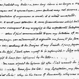 [Document, 1781 October 08]