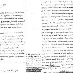 [Document, 1781 June 25]
