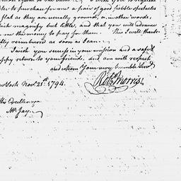 [Document, 1794 November 21]