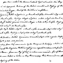 [Document, 1778 August 16]