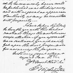 [Document, 1779 March 01]
