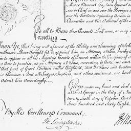 [Document, 1768 October 26]