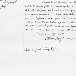 [Document, 1799 August 15]