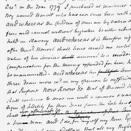 [Document, 1784 March 21]