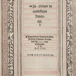 Confessio Amantis