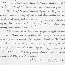 [Document, 1784 February 06]