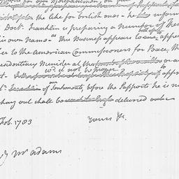[Document, 1783 February 01]