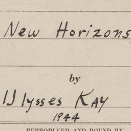 Of New Horizons