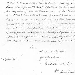 [Document, 1781 April 25]