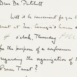 Manuscript letter to Henry ...
