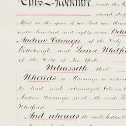 Marriage Settlement between...