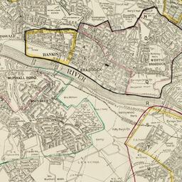 Map of Pittsburgh area, sho...