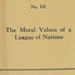 The moral values of a Leagu...