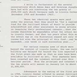 Typed letter signed to Alan...