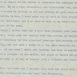 Typed letter, signed, to An...