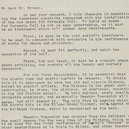 Typed letter signed to J. B...