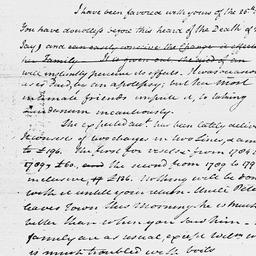 [Document, 1791 November 06]
