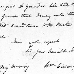 [Document, 1781 January 4]