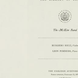 McKim Fund program