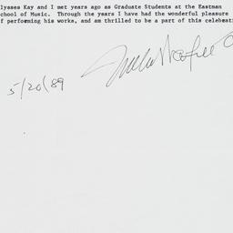 Letter from William Warfiel...