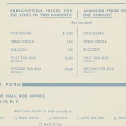 Two Concerts of Music of th...