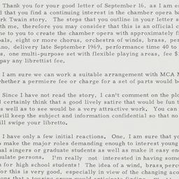 Letter from George Irwin to...