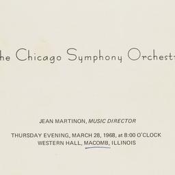 Chicago Symphony Orchestra ...