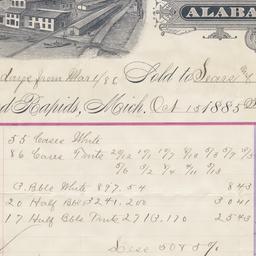 Alabastine Company. Bill