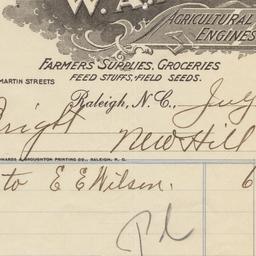 W. A. Myatt. Bill