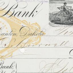First National Bank. Check