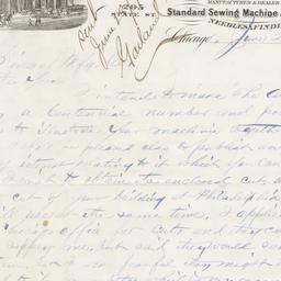H. C. Goodrich. Letter