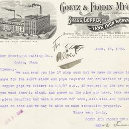 Goetz & Flodin Mfg Co.....